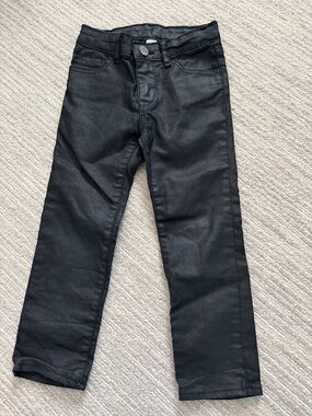 GAP Kids Black Coated Jeans